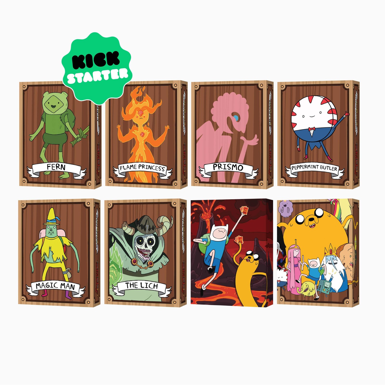 Adventure Time Card Wars: Tuck Boxes 2025 (Set of 8)