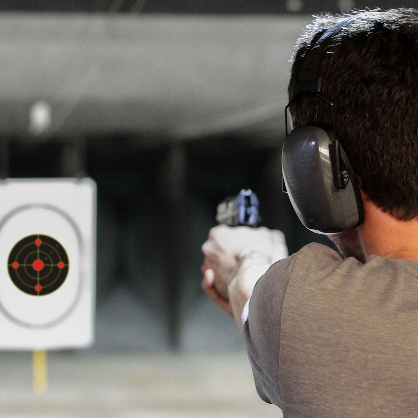 6-Inch Adhesive Splatter Targets - 100 Pack for Shooting Practice