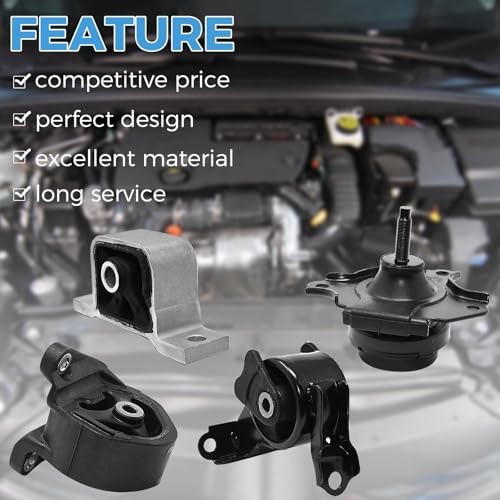 CRV 2.4L Engine Motor Mount-Transmission Mount kit - , 2002 2003 2004 2005 RP1