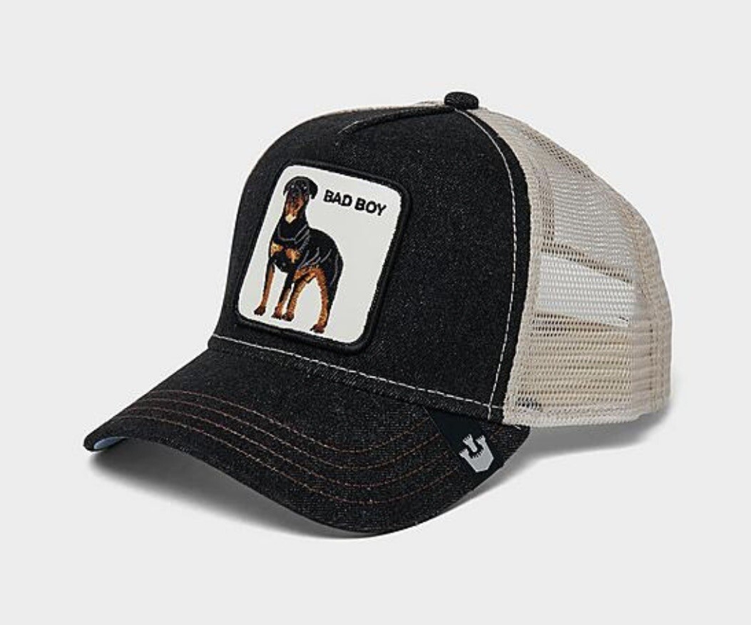 GOORIN BROS. The Farm The Baddest Boy Rottweiler Bad Boy Trucker Hat 101-0493