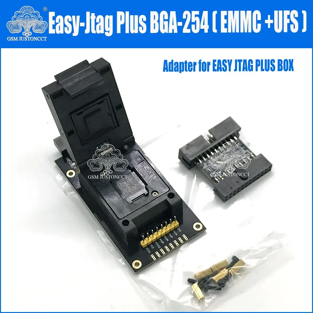 UFS BGA 254 Sockets Adapter Tool For Easy Jtag Plus Box