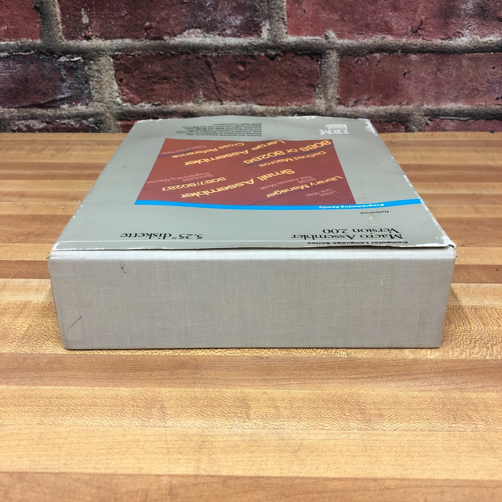 IBM PC Personal Computer Macro Assembler 2.00 5.25" Floppy Disk Software