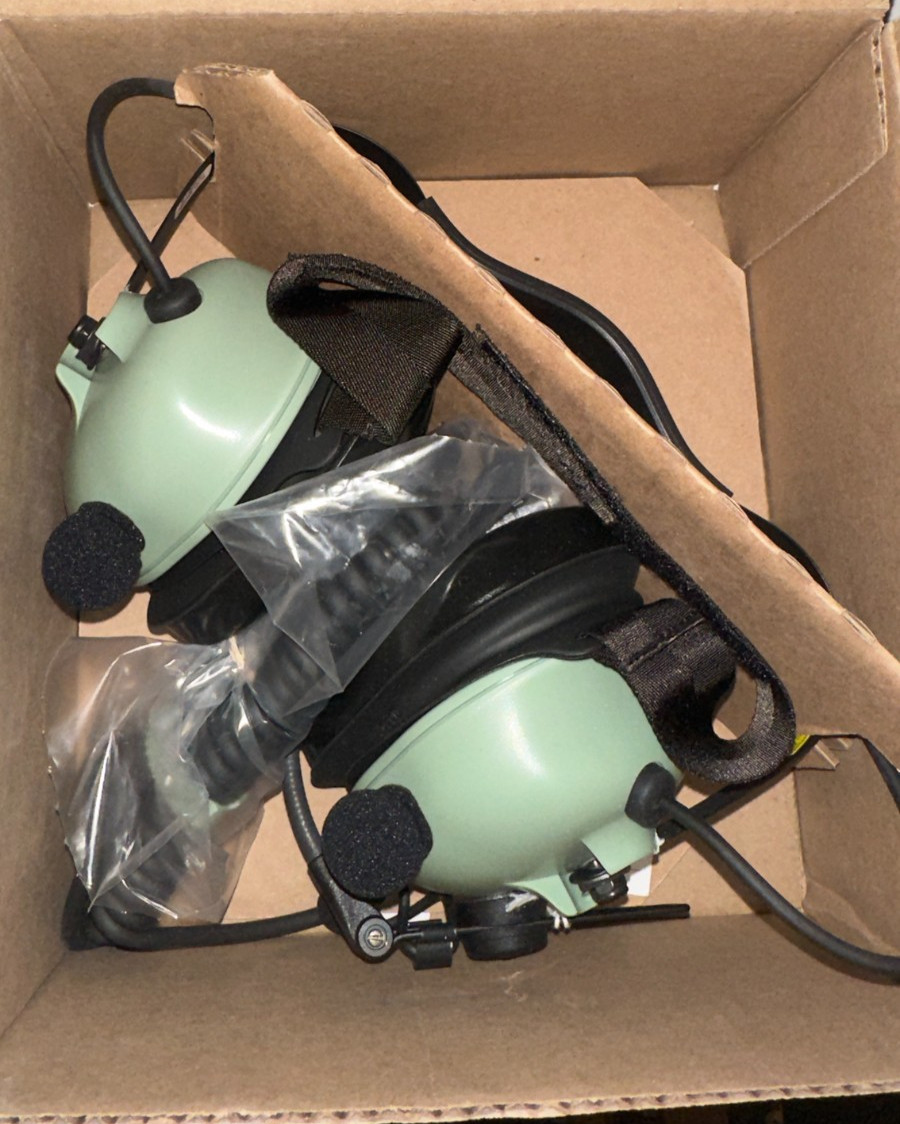 David Clark 40897G-10 H9140-HT Digital Intercom Headset