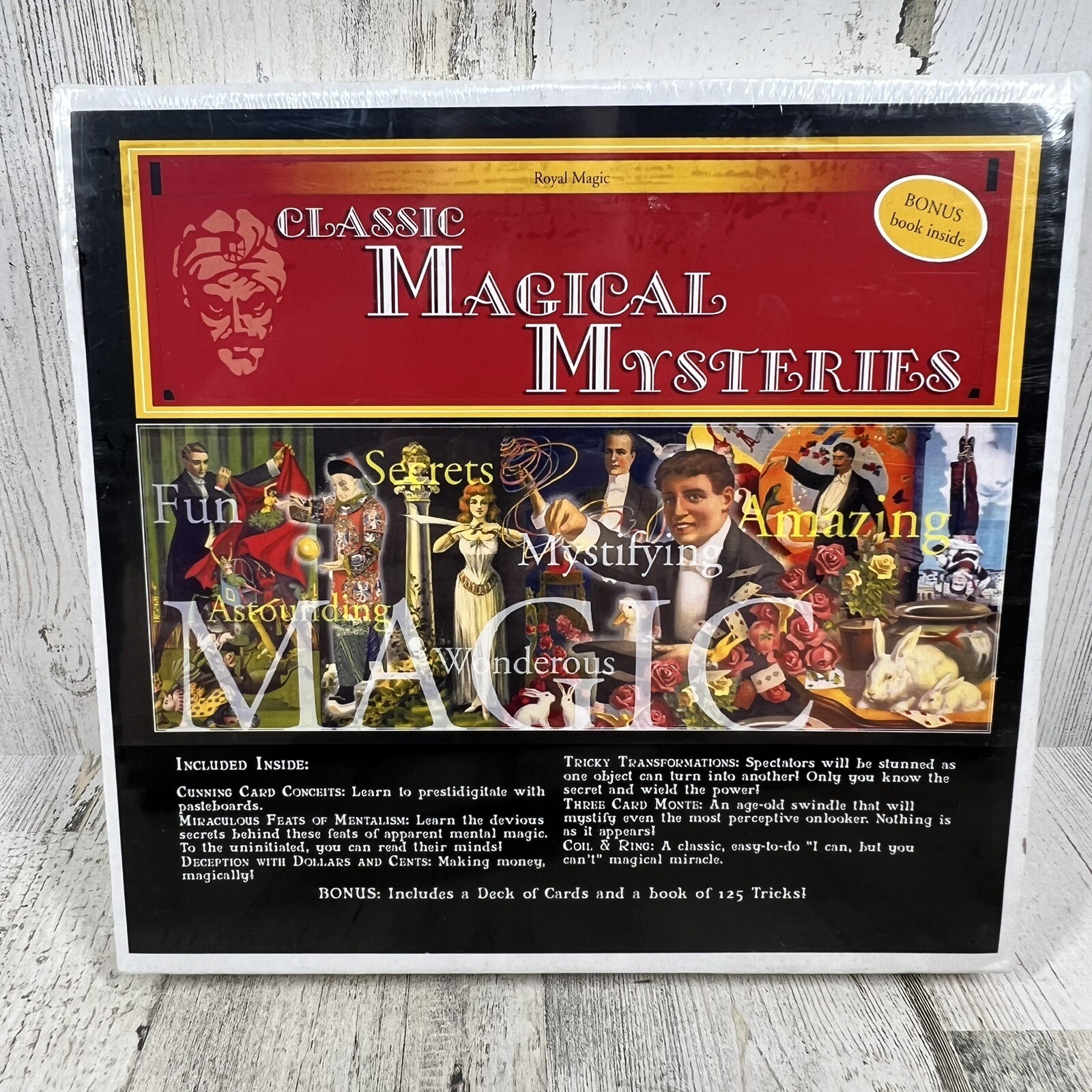 Royal Magic Classic Magical Mysteries Book & Cards Included 125 Tricks - NEW