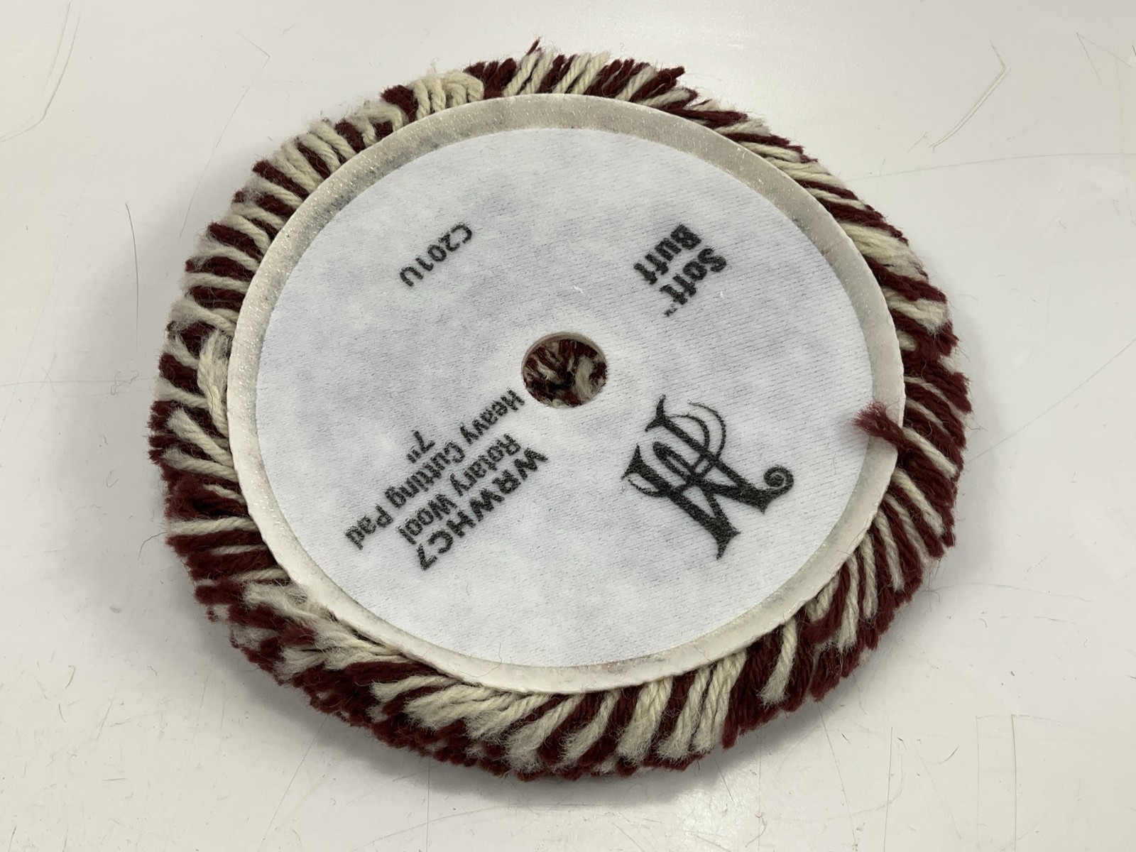 Meguiar's WRWHC7 7" Soft Buff Rotary Heavy Cutting Wool Pad