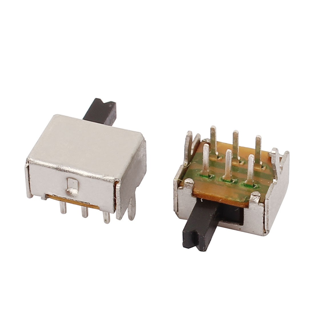 5 Pcs 2 Position Right Angle 6P DPDT Micro Slide Switch Latching Toggle Switch