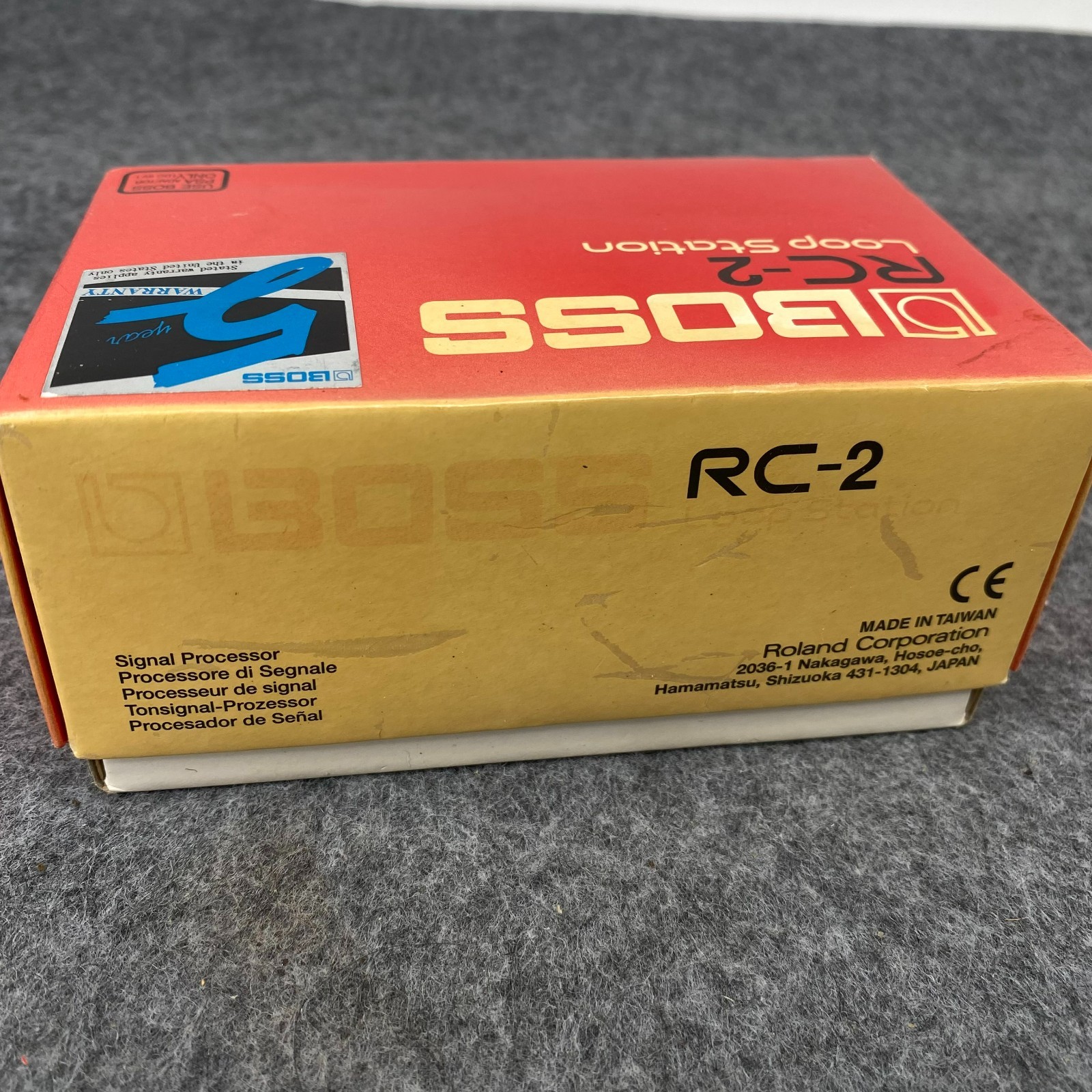 BOSS Loop Station RC-2 With Box