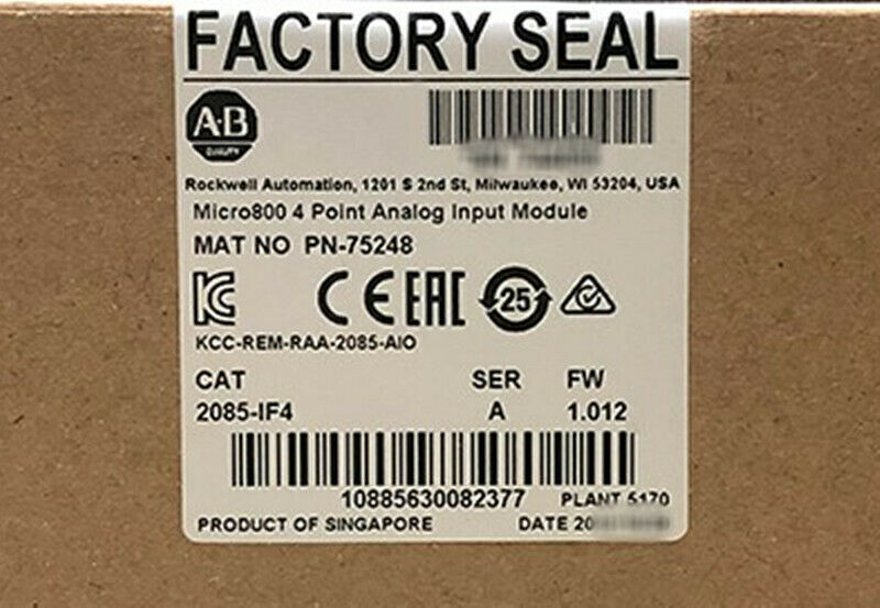 Allen-Bradley 2085-IF4 AB 2085IF4 Micro800 4 Point Analog Input Module