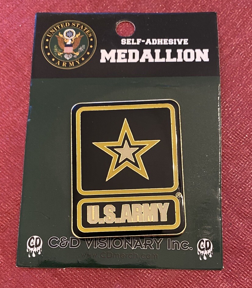 United States US Army Self Adhesive Medallion NEW