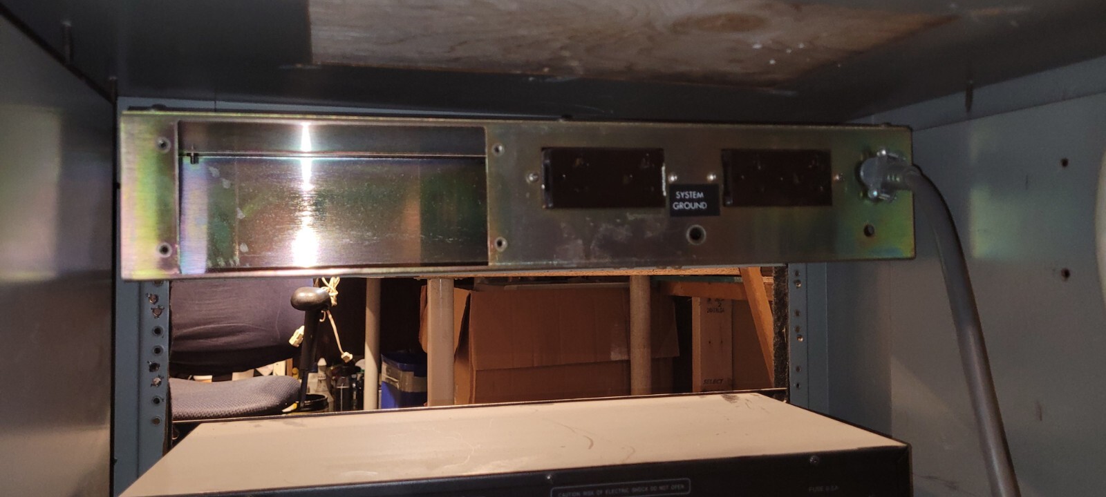 vintage rack mount power strip power bar
