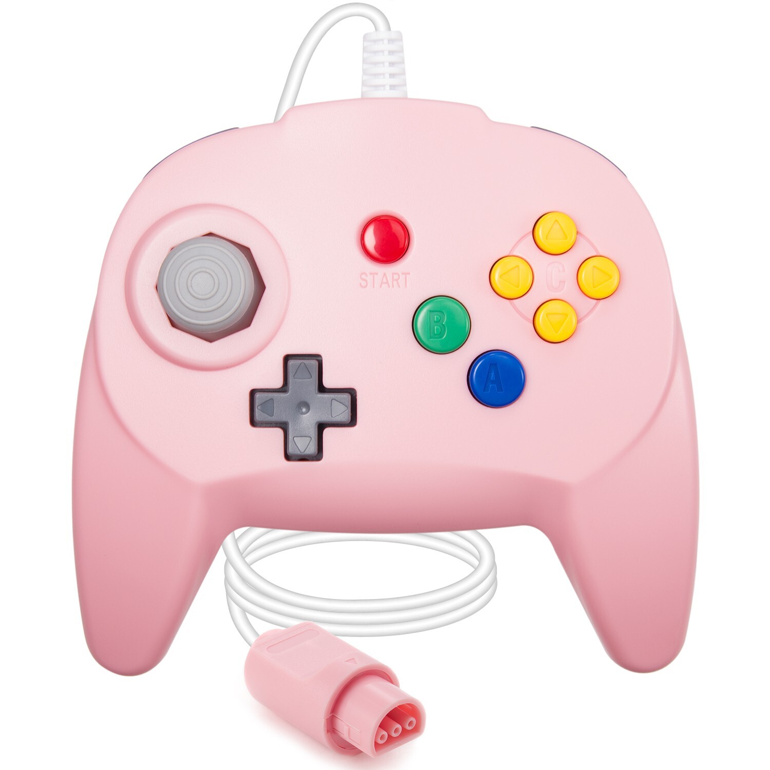 Mini N64 Wired Game Remote GamePad Controller For N64 System Console Video Games