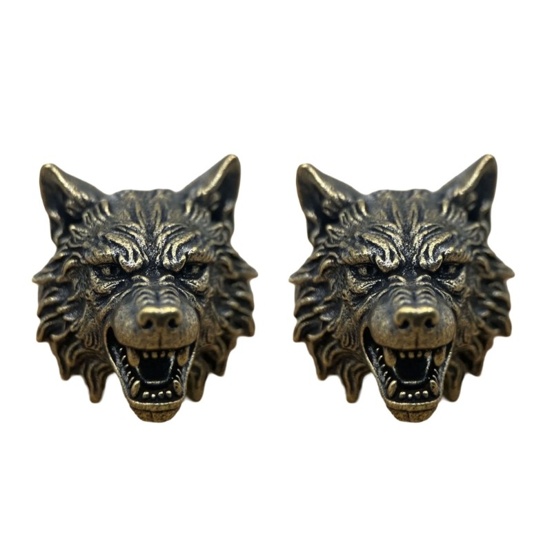 Wolf Cutter Lanyard Beads Pendants Cutter Lanyard Keychains Wolf Lanyard Beads