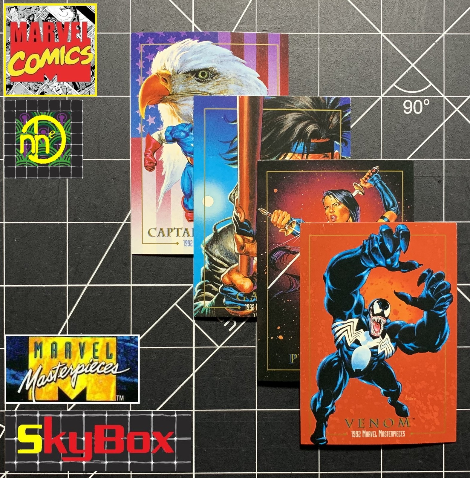 1992 Marvel Masterpieces Base Card Singles - Pick Choose - GROUP 1
