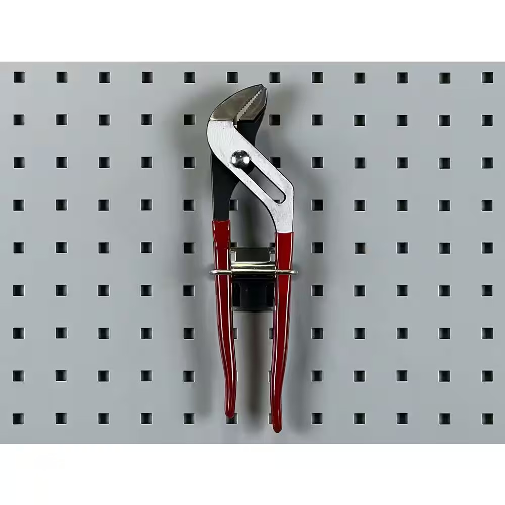 1.25 In. L Silver Zinc Plated Steel Closed Hammer/Pliers Holder for Locboard (3-