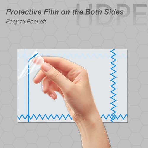 HDPE Board White HDPE Plastic Sheet 12'' x 16'' x 1/2'' (12mm Thick) High