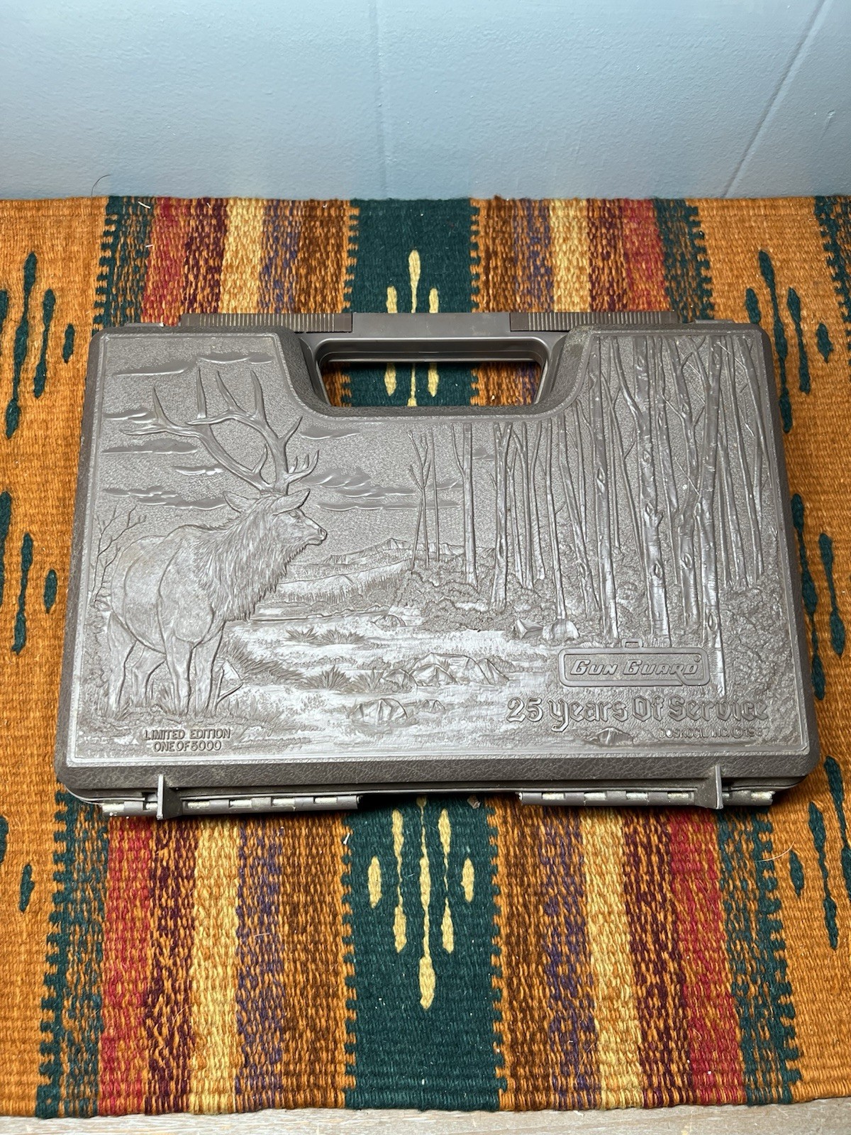 Vintage Gun Guard Pistol Case Elk Scene 1987 Limited Edition 1 OF 5000 Doskocil
