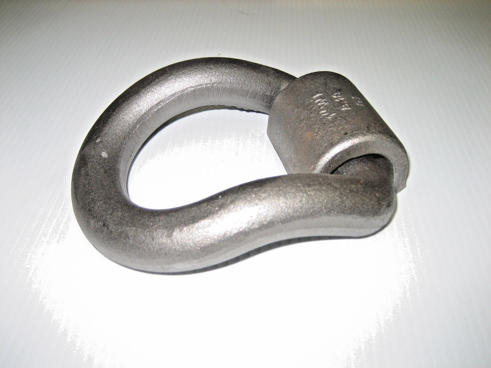 2 PCS. Wallace Forge 1" Bent-Ring Fordged Weld-On D-Ring -15,000 WLL/47,000 MBS