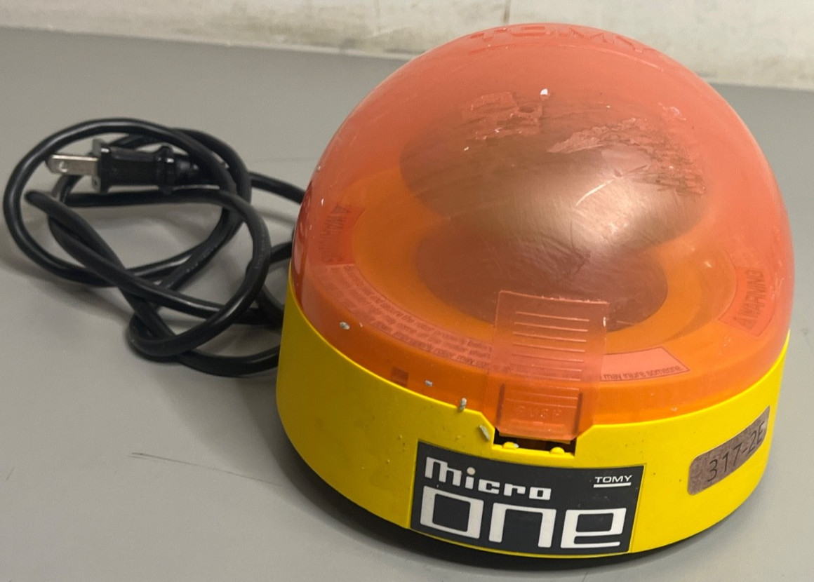 Tomy microONE Capsulefuge PMC-880 Mini Personal Centrifuge 6200 RPM Benchtop Lab