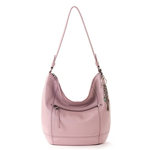 Sequoia Hobo Bag - Premium Large Leather Women's Handbag for One Size Rosewood