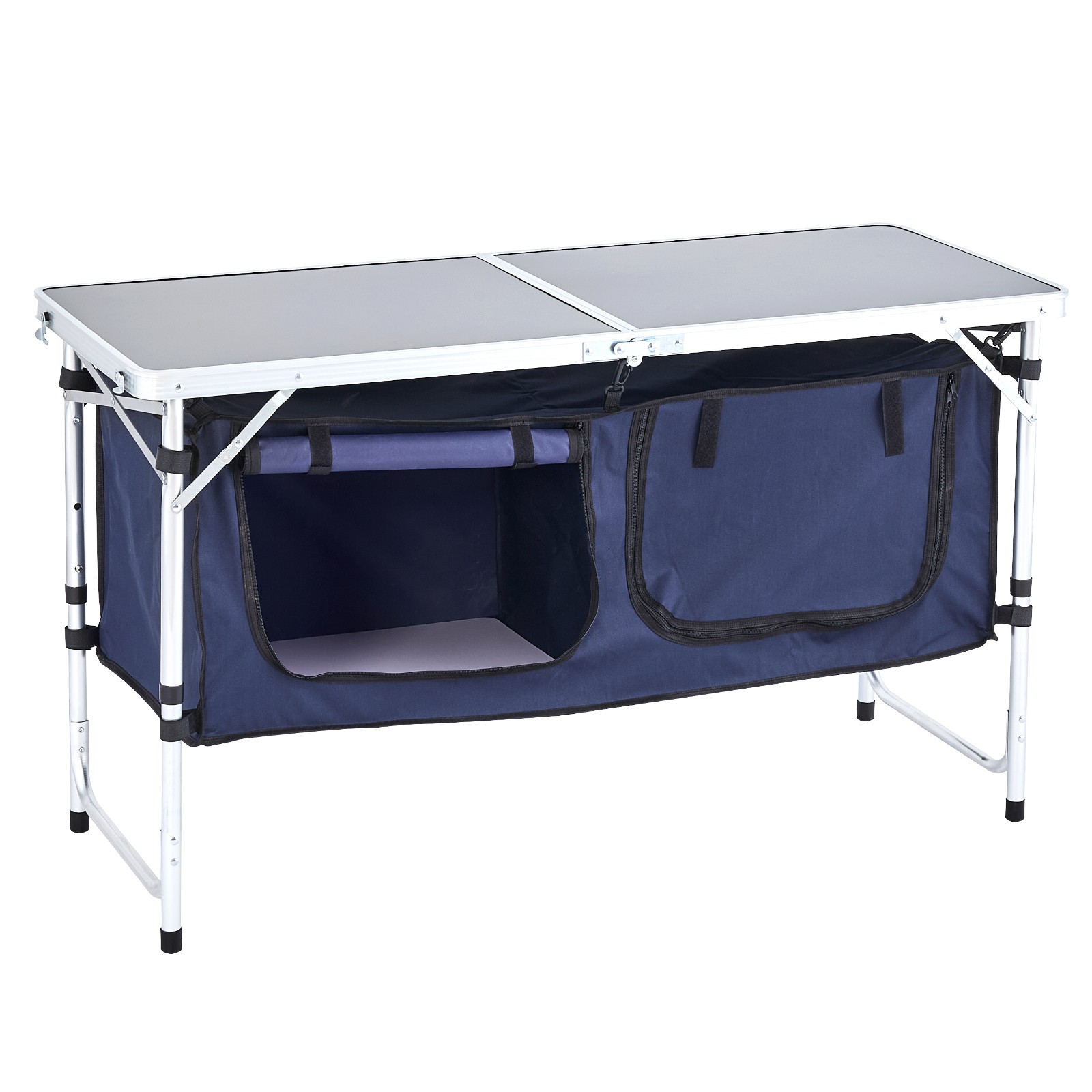 Portable Table Folding Kitchen Table Aluminum Table for Outdoor Camping Picnic