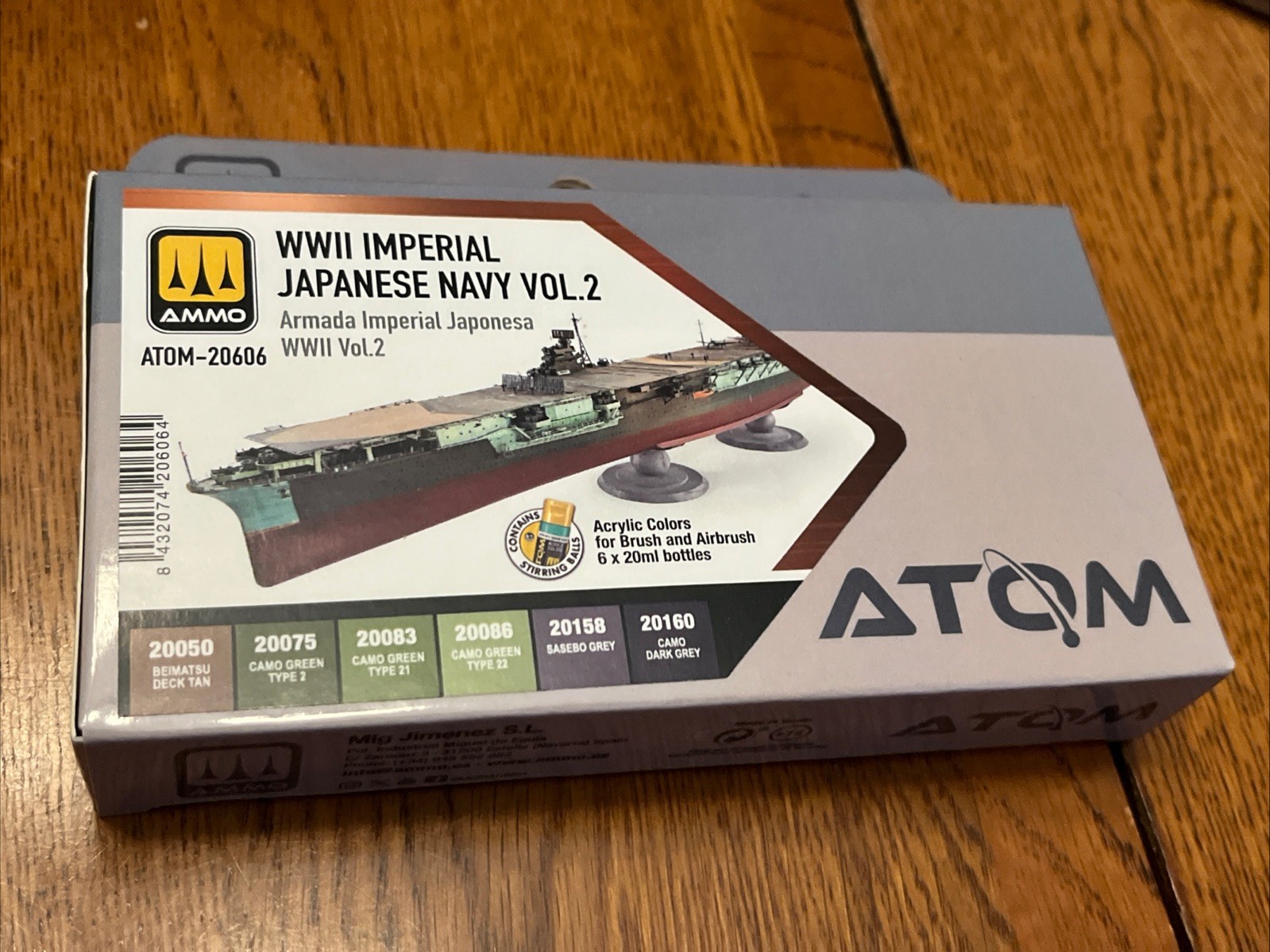 Mig Ammo #20606 ATOM Paint Set - Imperial Japanese Navy Vol.2 (6)