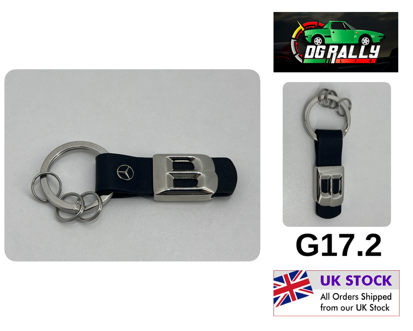 Mercedes-Benz B-Class Key Chain B66957996 Key Ring Genuine New OEM