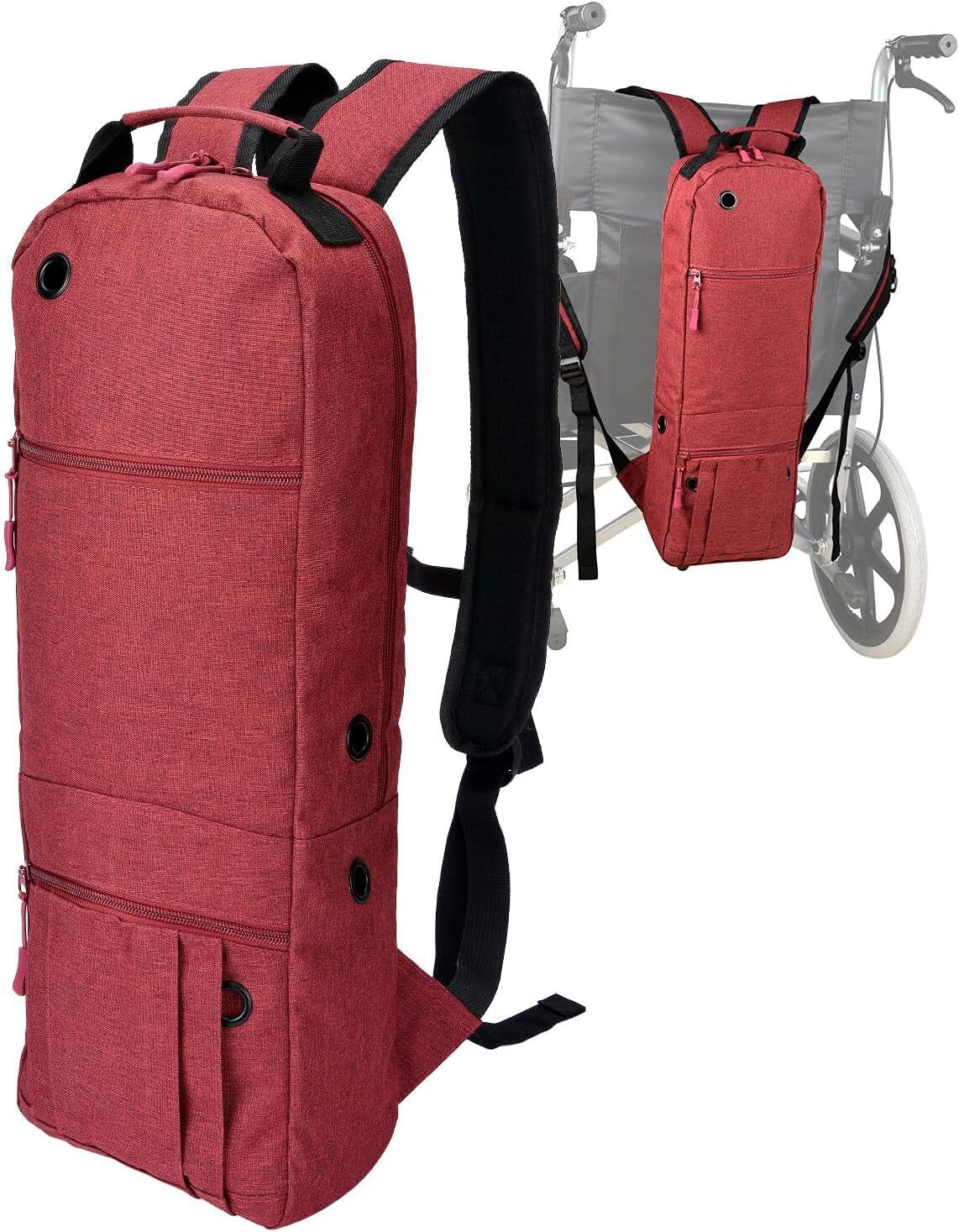 Oxygen Cylinder Backpack Hands Free Travel Bag For D M 15 Jd M 22 Tanks