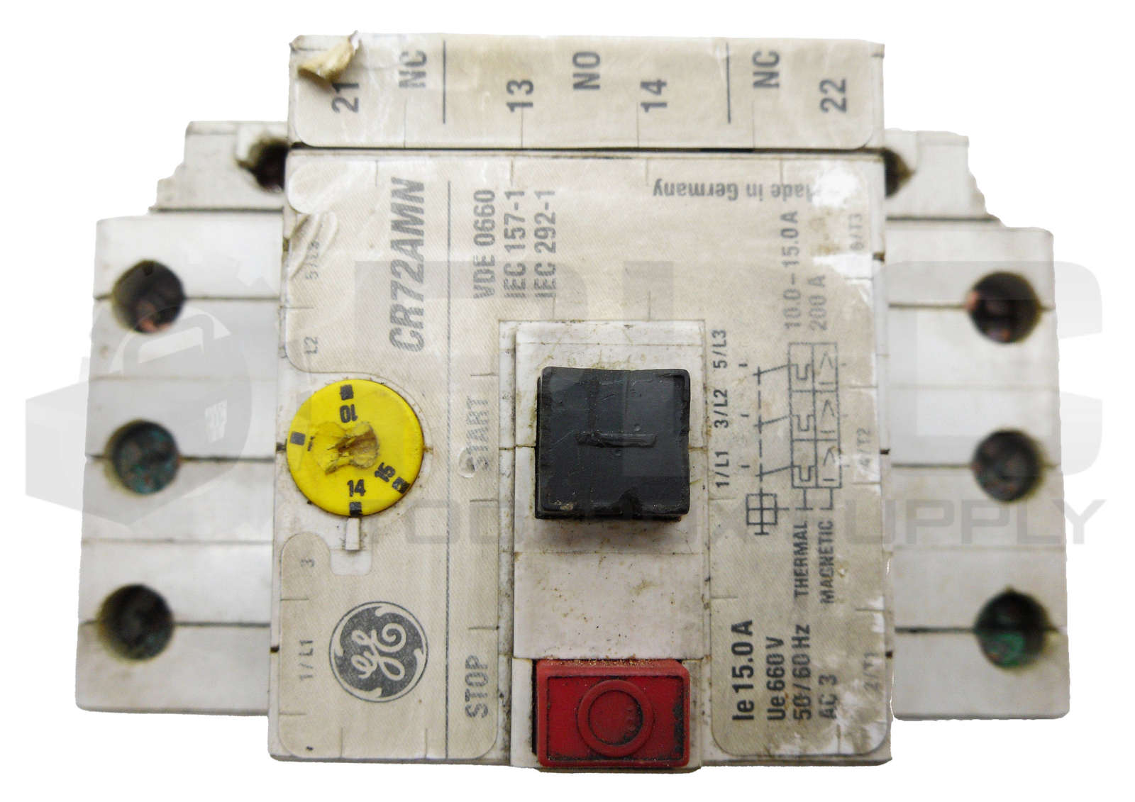 GENERAL ELECTRIC CR72AMN MANUAL MOTOR CONTROLLER 600V CR72AXA11