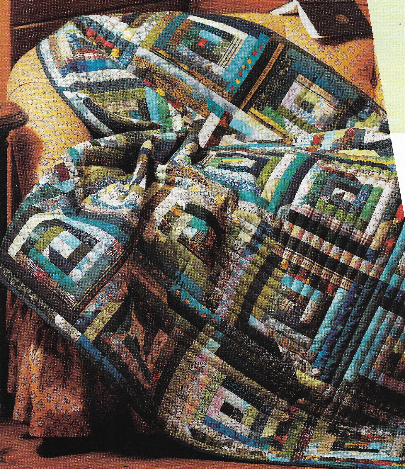 Tossed Greens Quilt quilting pattern instructions