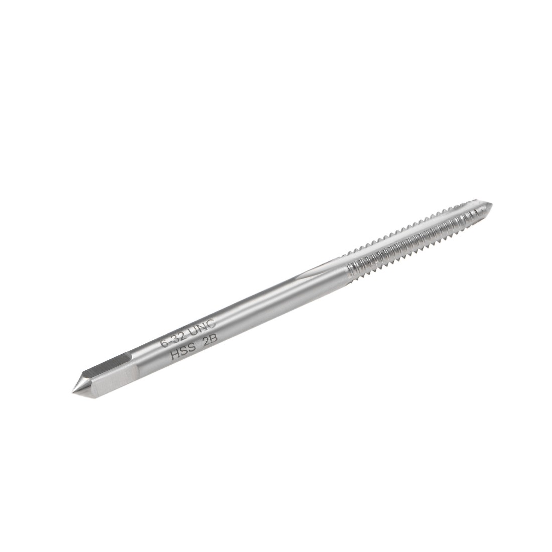 Machine Tap 6-32 UNC Thread 2B Class 3 Flutes High Speed Steel