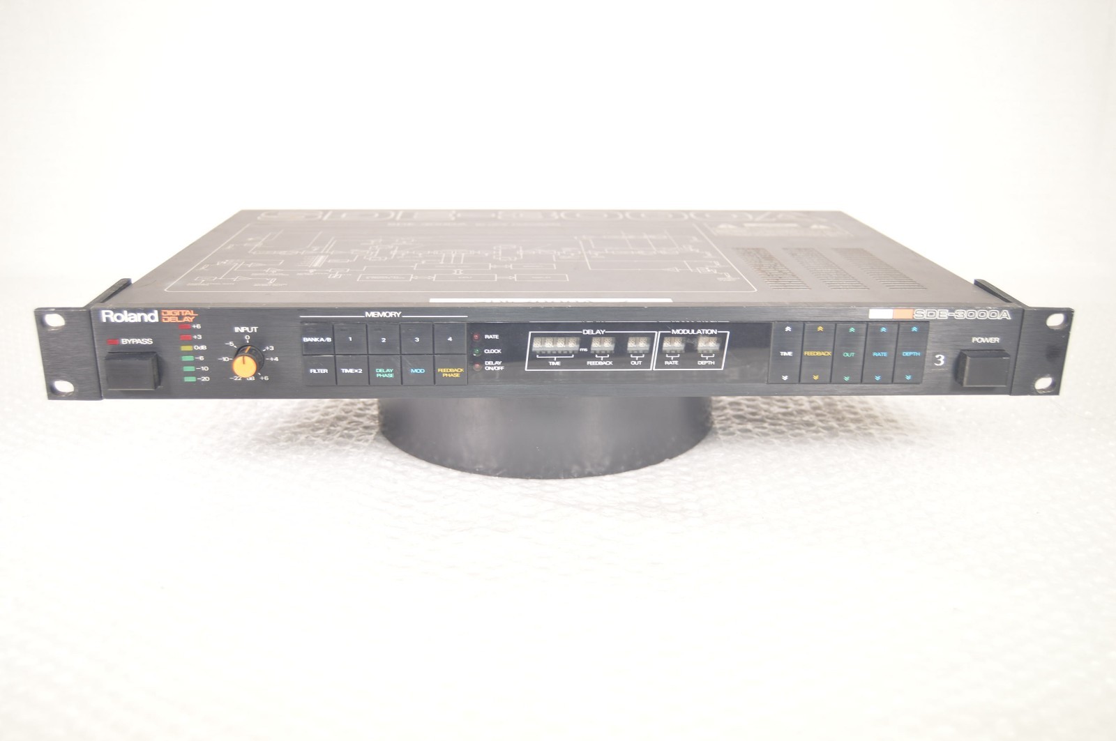 Roland SDE-3000A Digital Delay Echo Effect Processor Tested Excellent