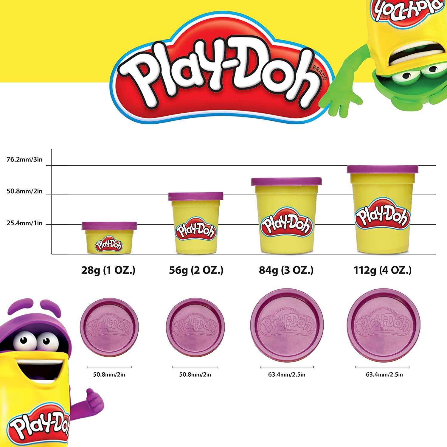 Play-Doh Modeling Compound 10-Pack Case of Assorted Colors, Non-Toxic 2 oz....