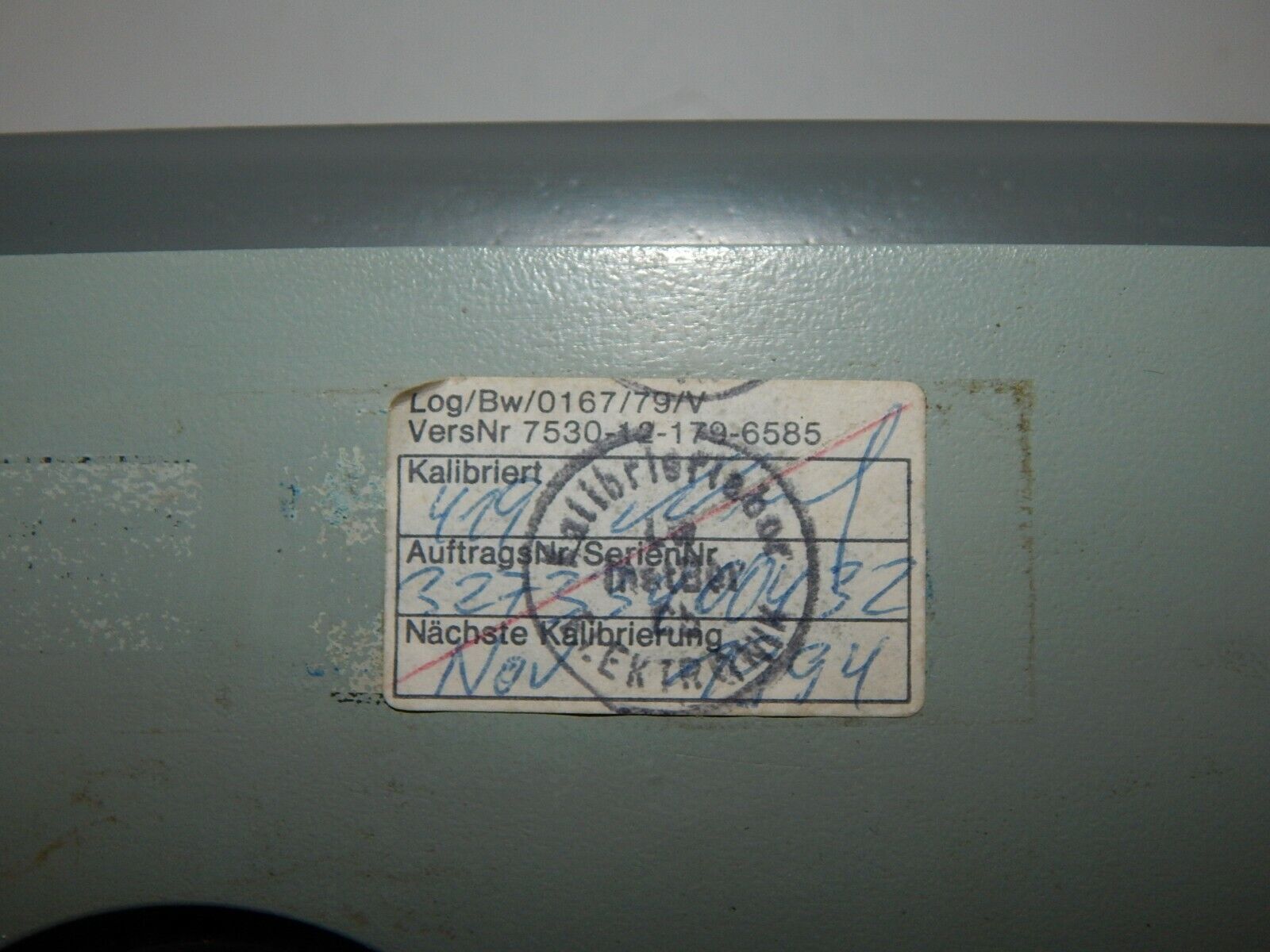 Measuring device precision crank resistance Type II VEB resistance box...