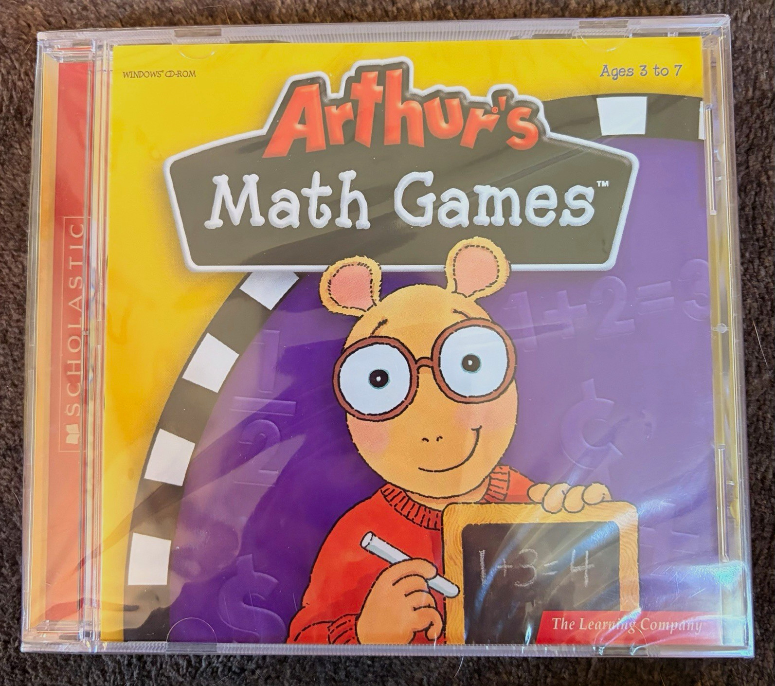 Scholastic Arthur's Math Games CD-ROM for Windows 98/ME/NT 4.0/XP, English