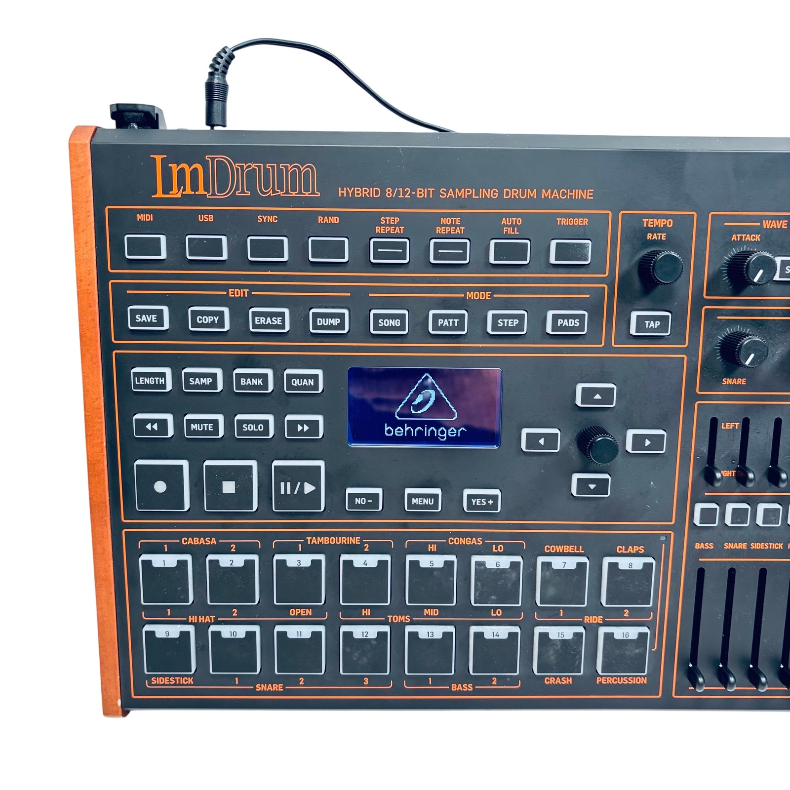 Behringer LM Drum Hybrid 8/12-Bit Sampling Drum Machine