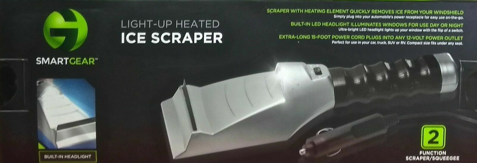 Smart Gear Light-Up Heated Ice Scraper