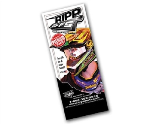 RippOffs brand tearoffs tear offs fits Oakley Proven MX goggles 5mil 20/pk