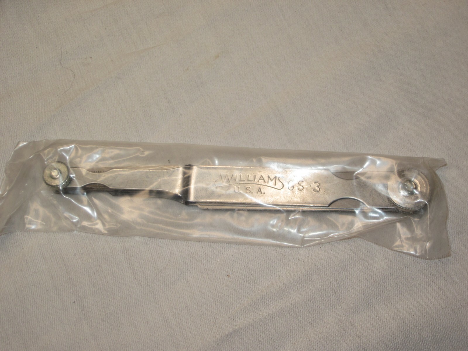 WILLIAMS GS-3 22 Blade U.S.A. Combination Feeler Gauge Set precision measure