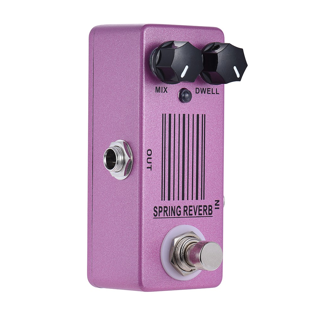 MOSKY Spring Reverb Bass Guitar Effect Pedal Bottomless Depth Reverb Sound USA