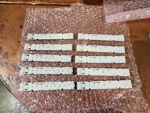 10 Pack Of Fulham TMU040005EL840B LED LIGHT STRIPs  4000K 5" 80CRI 400ma