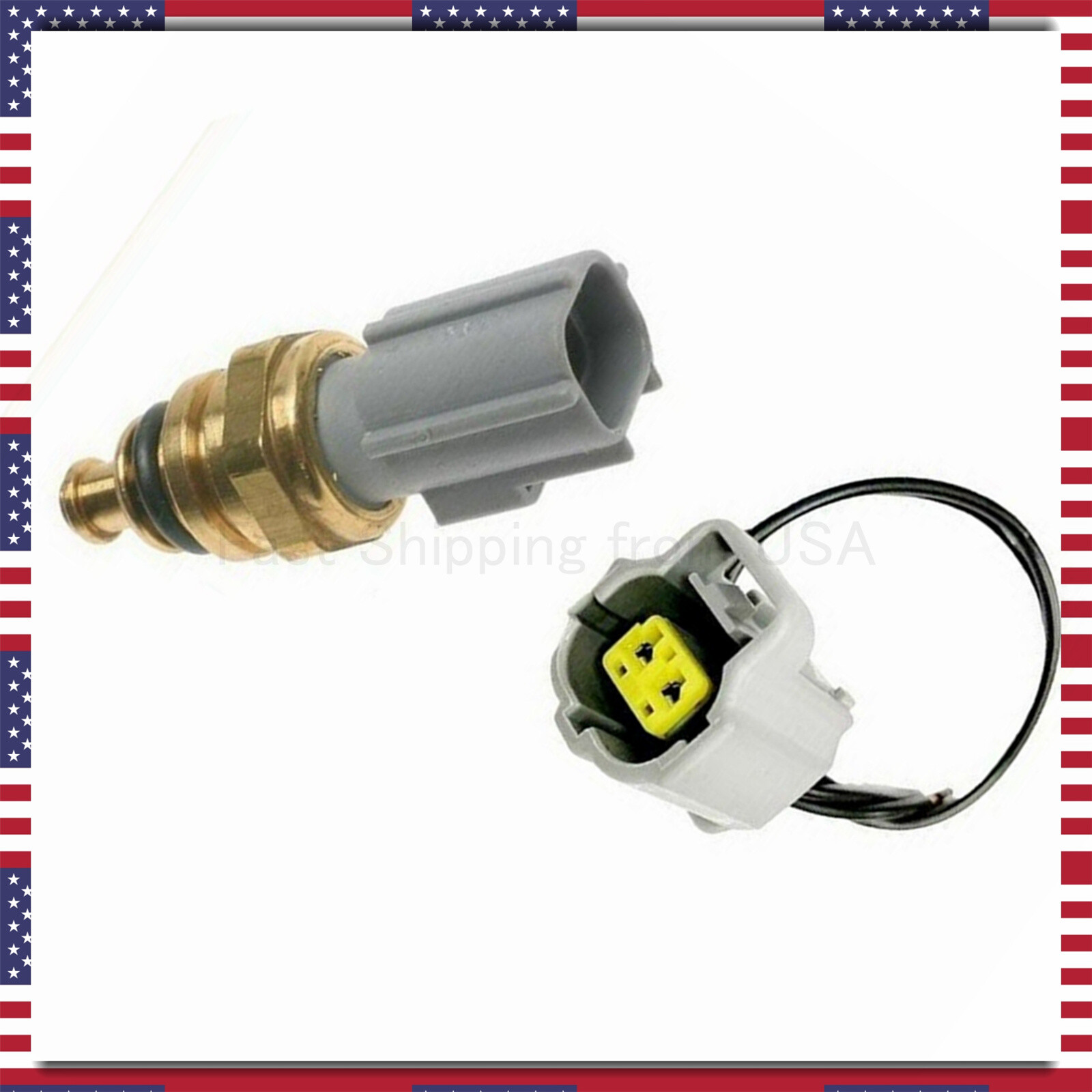 For Jaguar Land Rover 05-2010 Coolant Temperature Sensor With Connector New USA