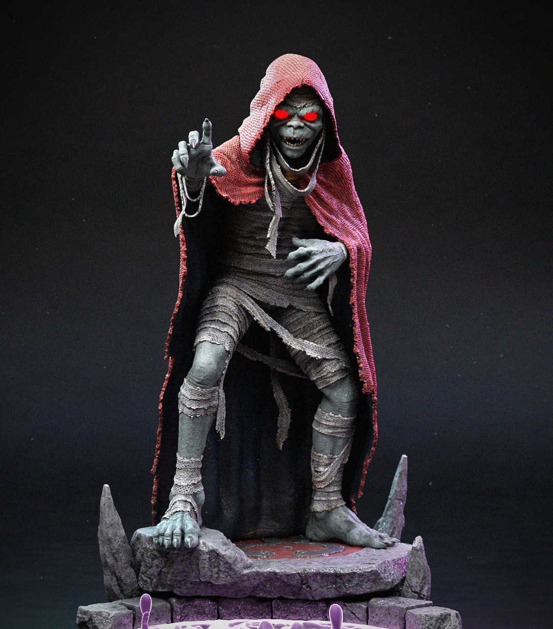 UNPAINTED Thundercats Mumm-Ra Mummy Old 3d Printed Model Kit