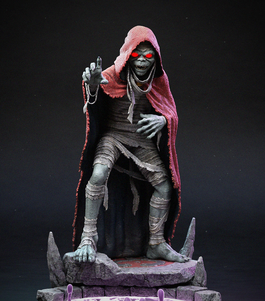 UNPAINTED Thundercats Mumm-Ra Mummy Old 3d Printed Model Kit