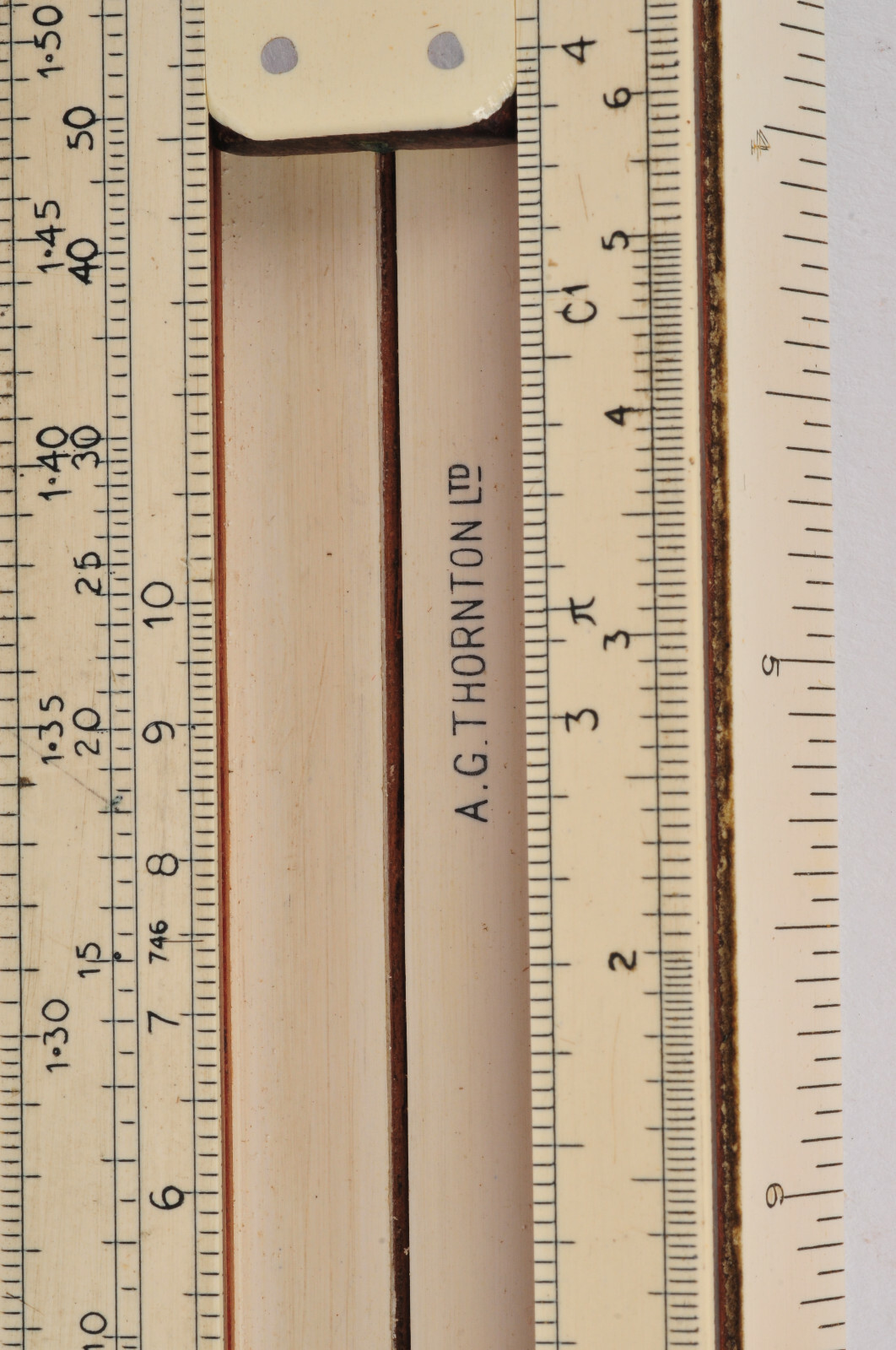 AG Thornton No. 121 Slide Rule / Slipstick with Case