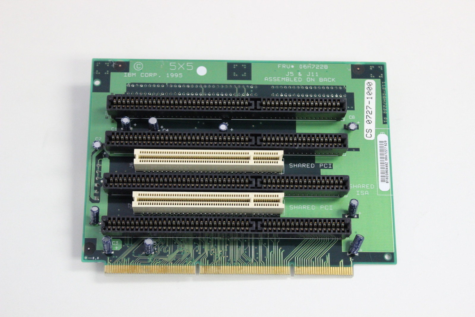 IBM 06H7228 5X5 RISER BOARD POWERPC 7248 06H7227