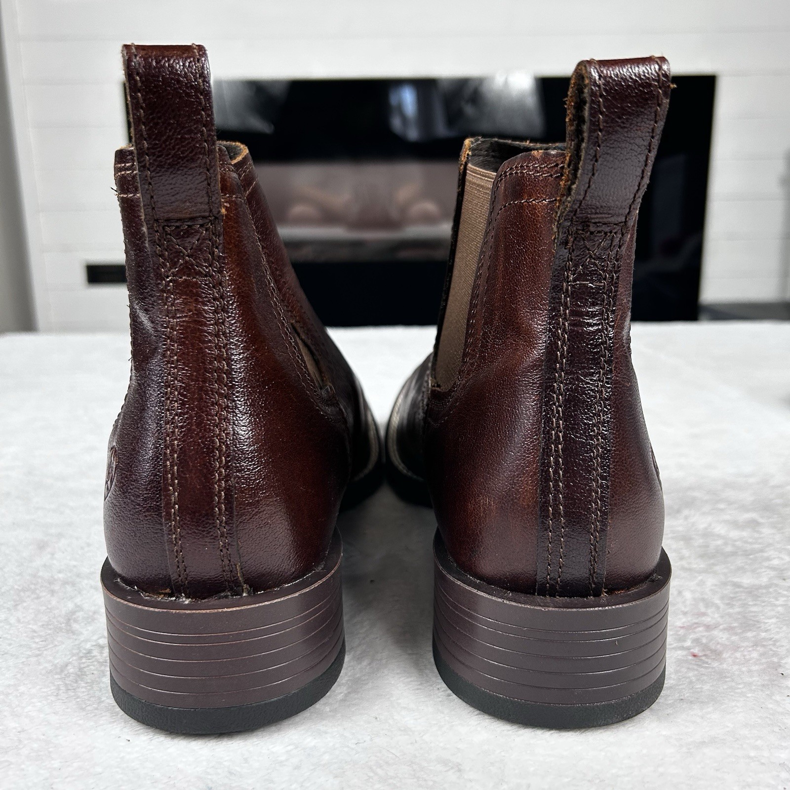 Ariat Booker Ultra Square Toe Western Boots Men's Size 11D Royal Brown Leather