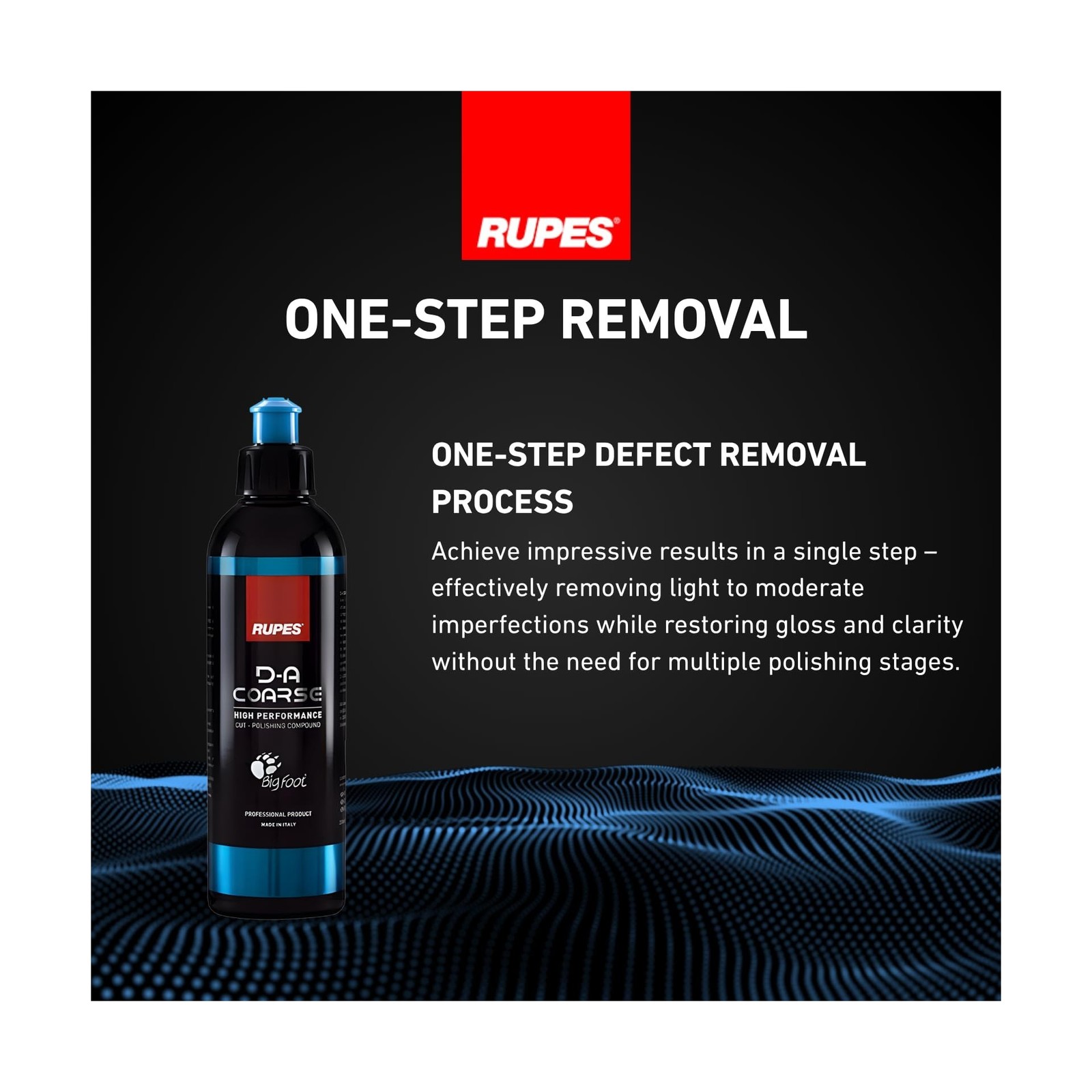 RUPES 250 ml D-A Coarse High Performance Cut Polishing Compound for... Fast Ship