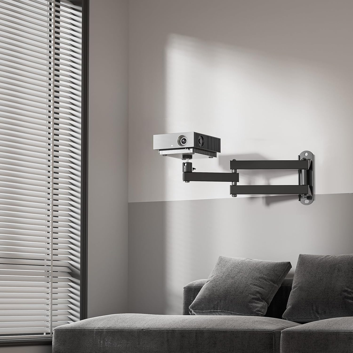 Bundle: Projector Mount with Projector Screen Mount （PSM00B+1330LMPM）