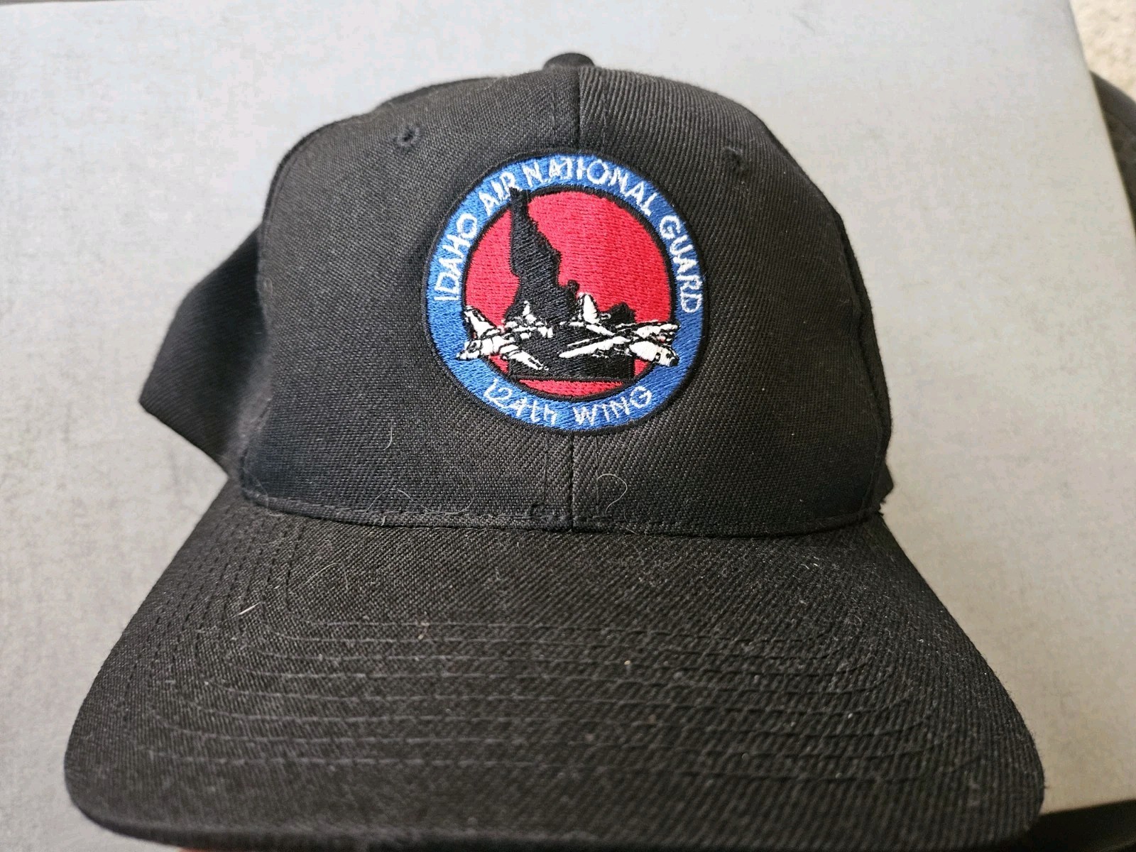Idaho ANG 124 Wing USAF Baseball Cap Hat A-10 Thunderbolt WARTHOG Sandy CSAR CAS