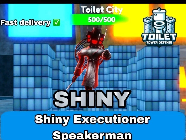 Shiny Executioner Speakerman Toilet Tower Defense Game Item